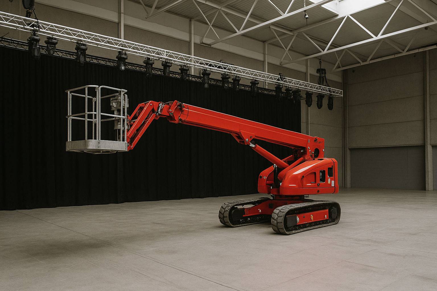 Hebebühne im Event-Einsatz